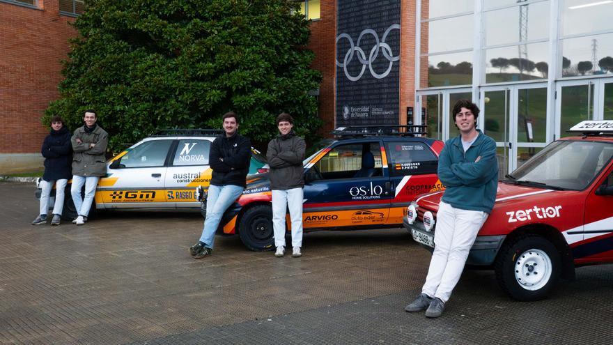 Desde Navarra hasta las puertas del Sáhara en un coche antiguo y con material solidario