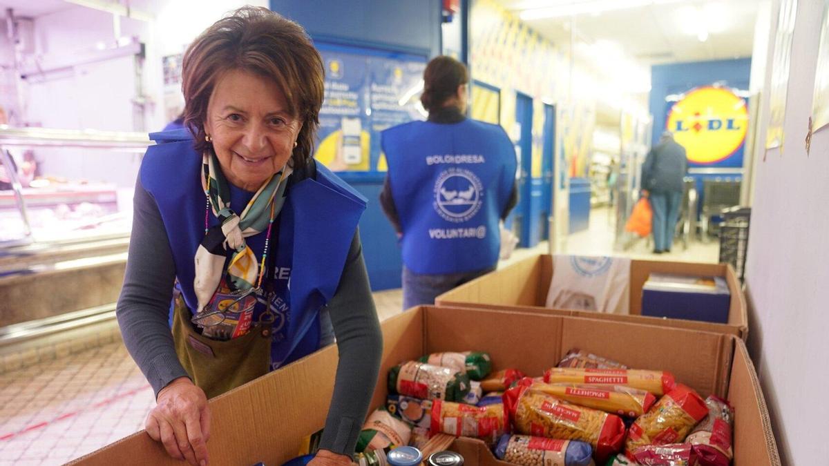 Belén Méndez de Vigo, presidenta del Banco de Alimentos de Gipuzkoa