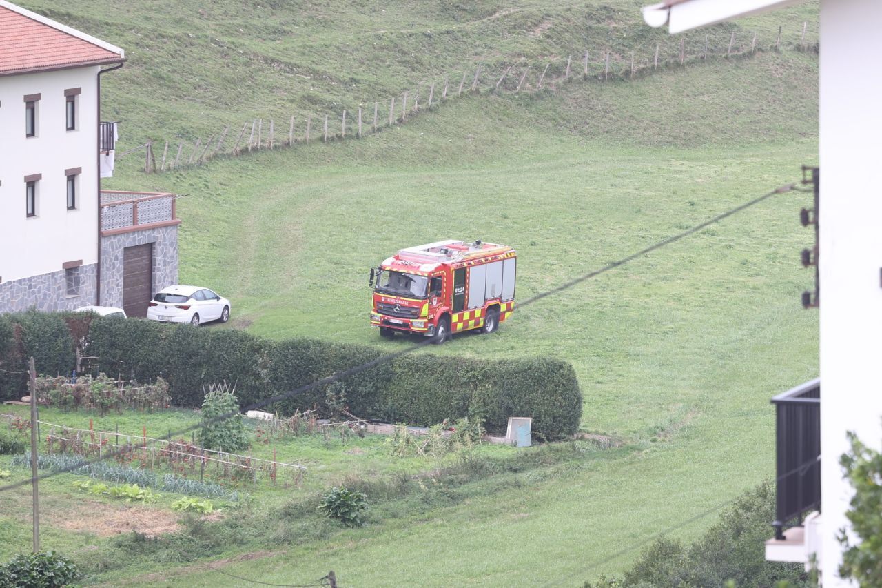 [Fotos] Incendio en Zumaia