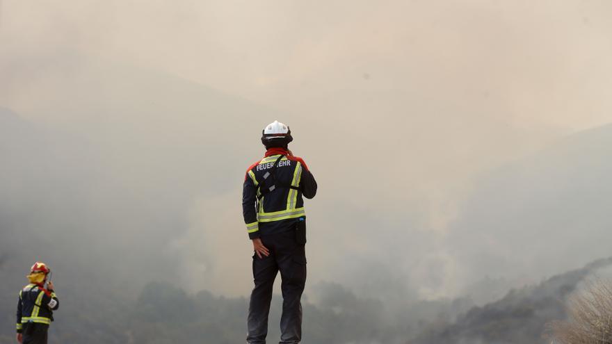 La situación en León es &quot;muy favorable&quot; tras bajar a gravedad 0 los incendios de Anllares del Sil y Berlanga