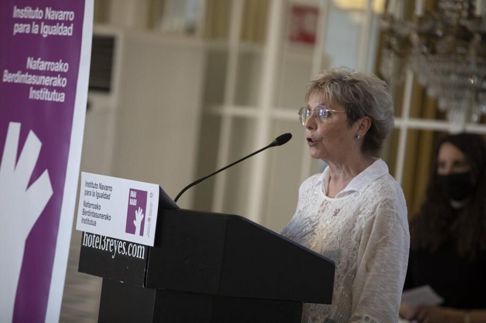 La presidenta de Navarra, María Chivite, clausura