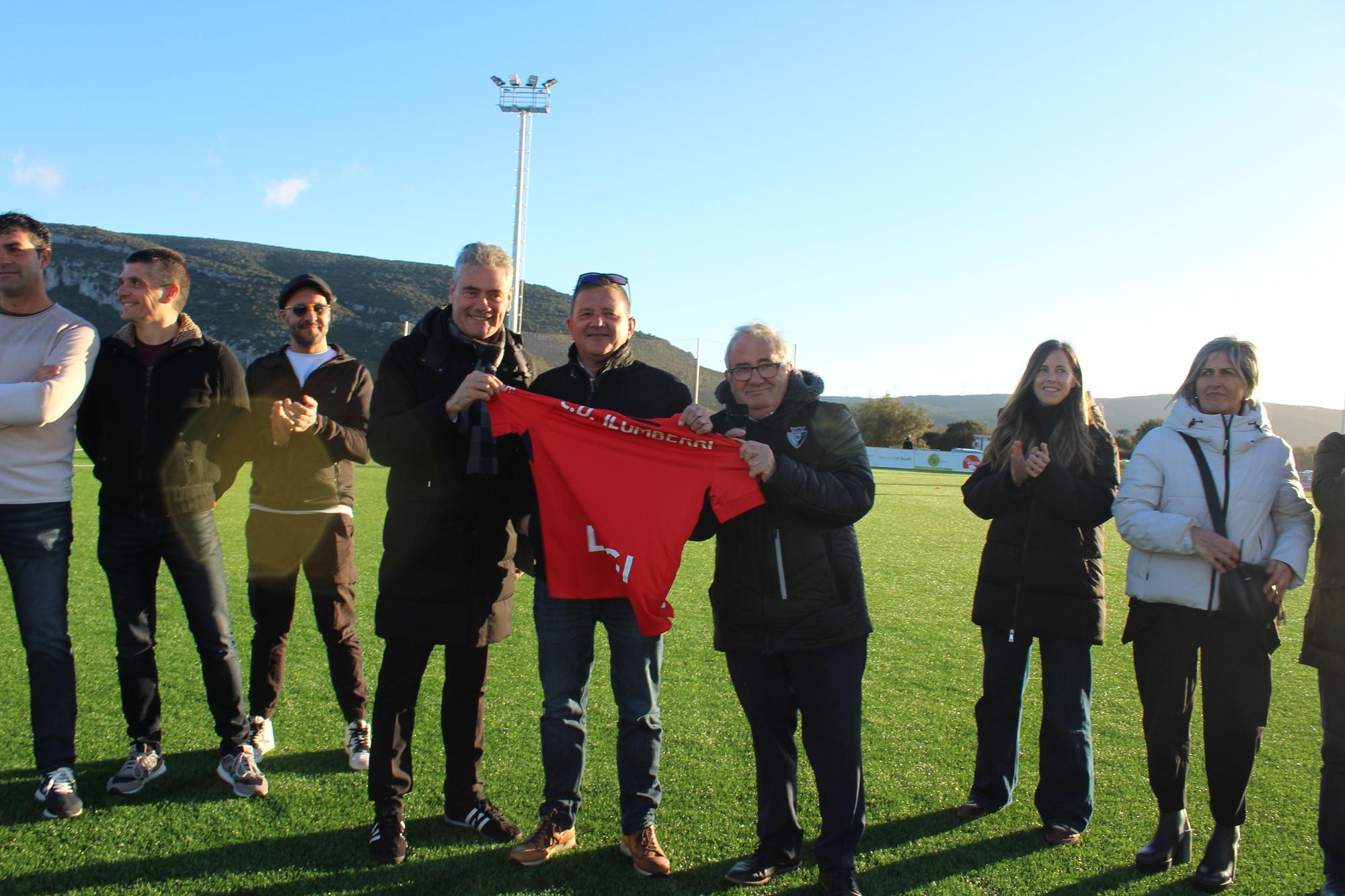 Inauguración del nuevo campo del Lardín