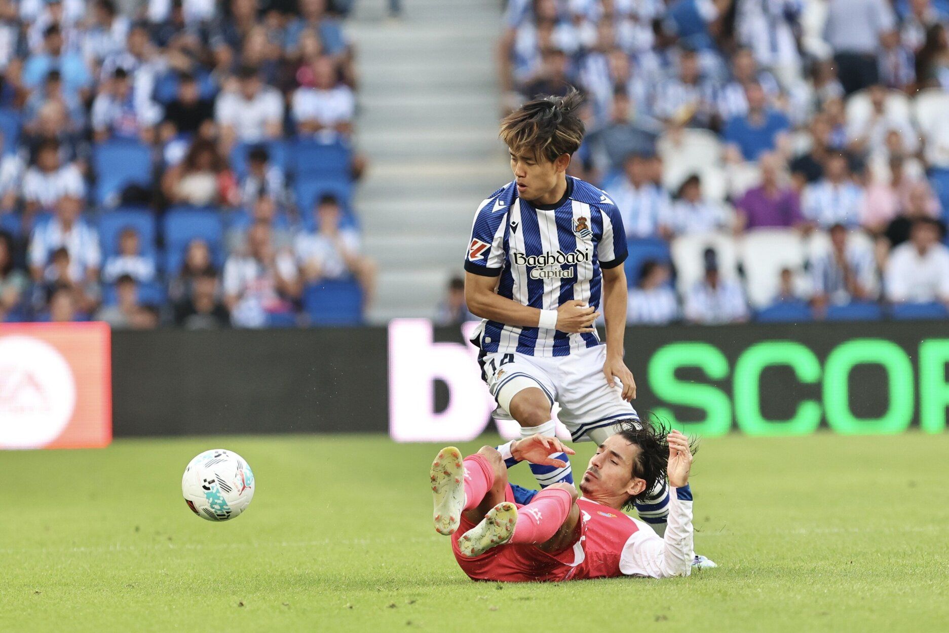 Partido loco en Anoeta de la Real Sociedad y el Espanyol