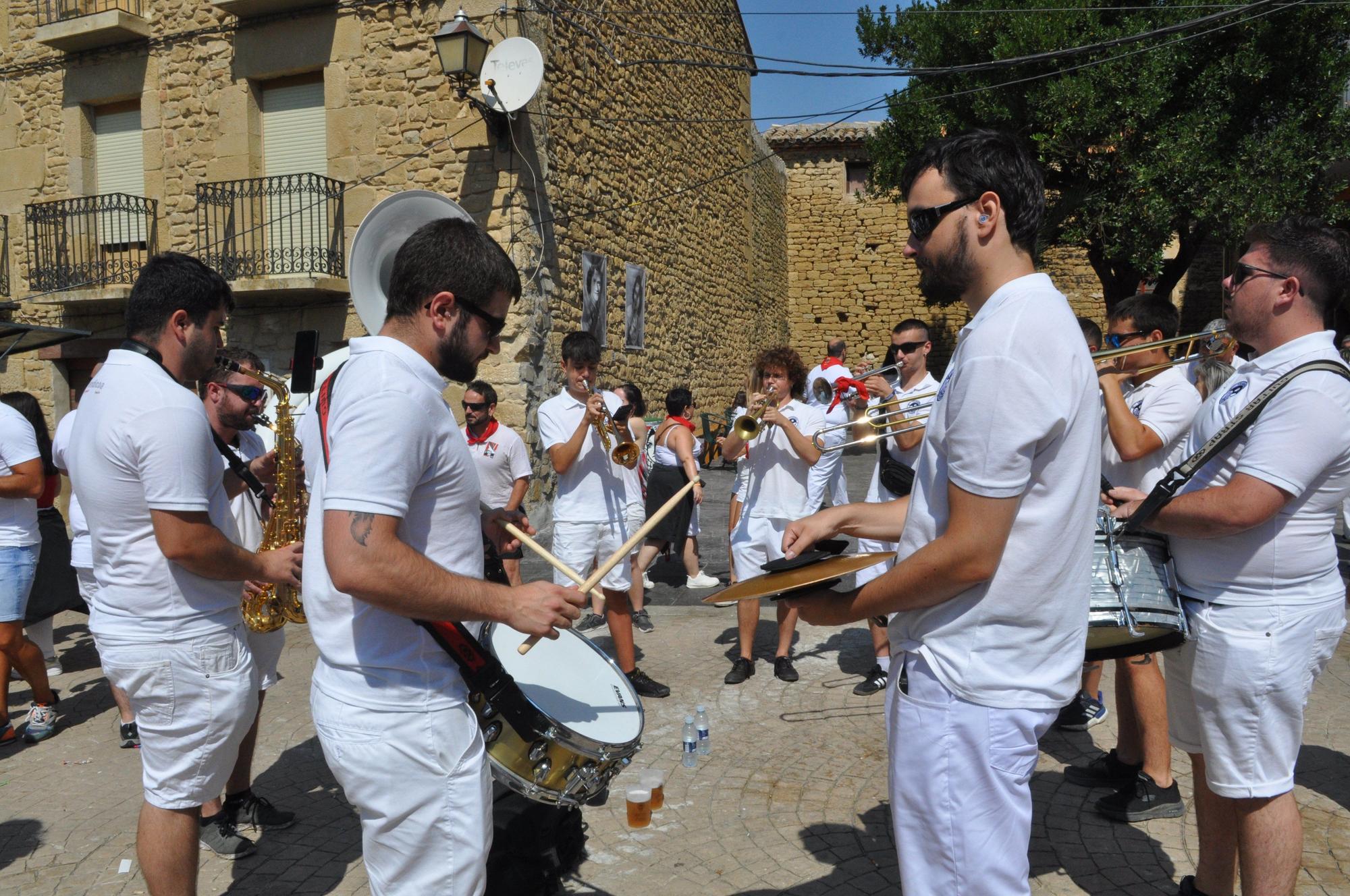 Imágenes del txupinazo de San Martín de Unx