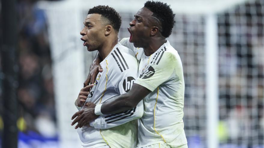 Mbappé calma los nervios del madridismo en el minuto 100