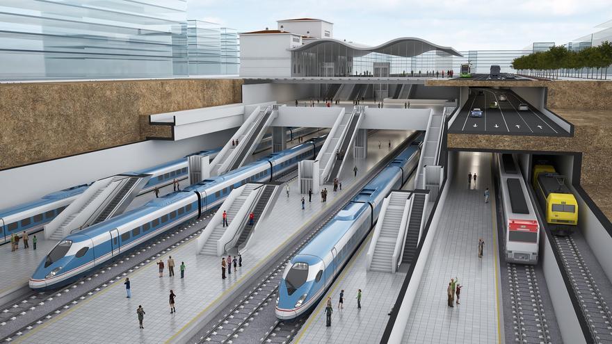La alcaldesa Etxebarria solicita un aparcamiento subterráneo para la nueva estación de tren de Dato