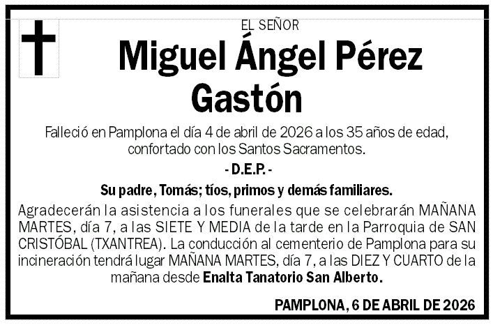 Miguel Ángel Pérez Gastón