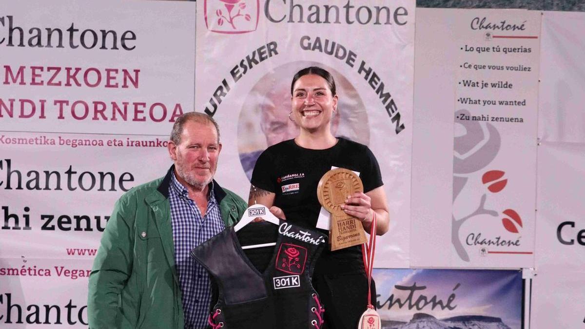 Eider García Durana, subcampeona del Torneo Chantoné