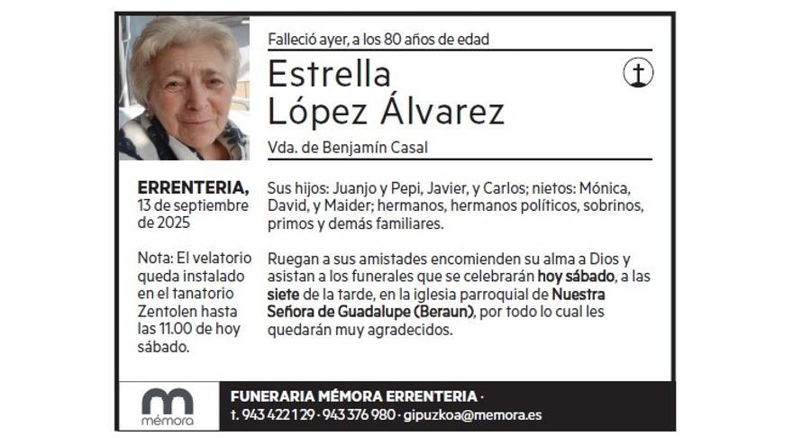 ESTRELLA LOPEZ ALVAREZ