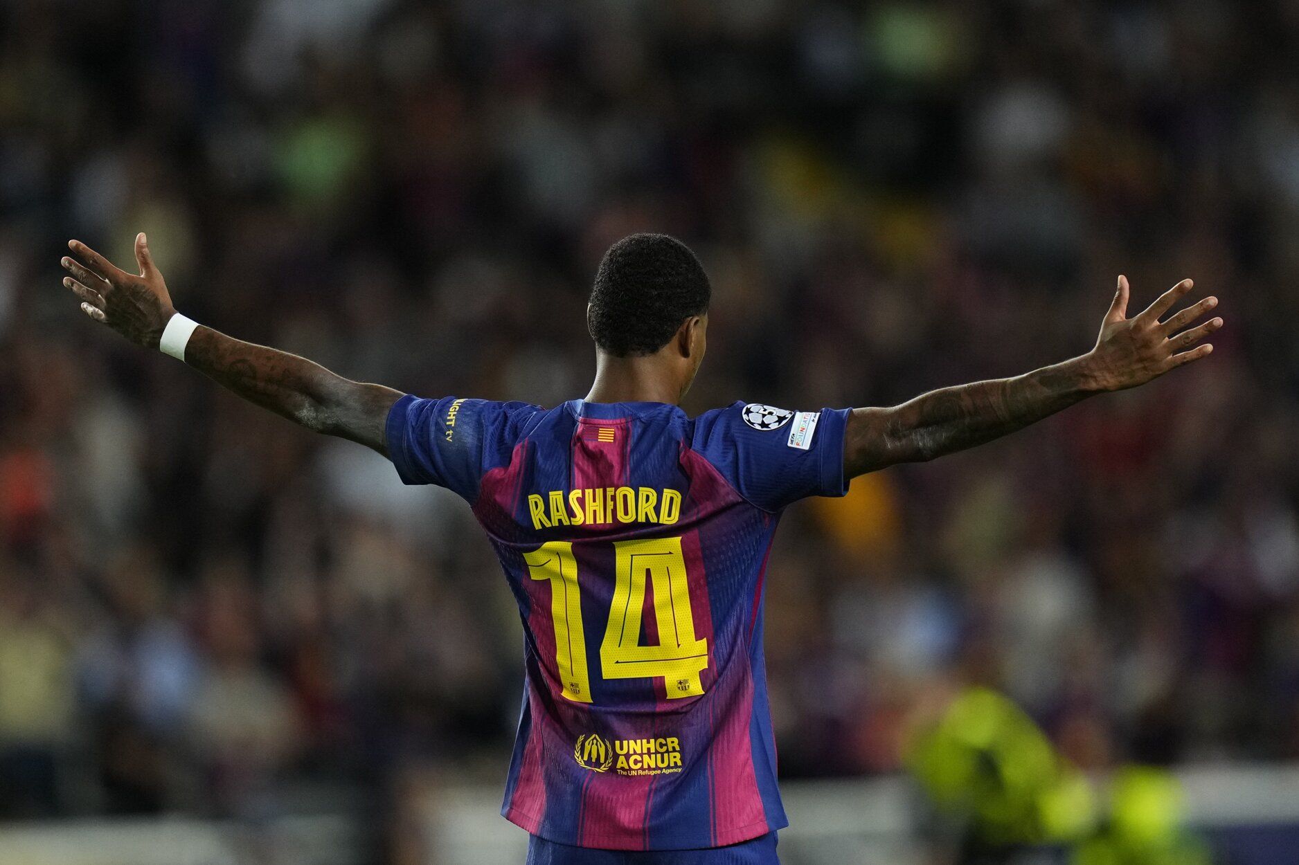 Imágenes del partido del Barcelona vs Olympiacos