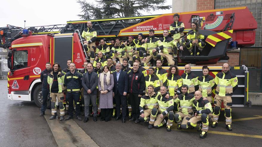 En imágenes: 28 nuevos Bomberos se incorporan al servicio en Vitoria