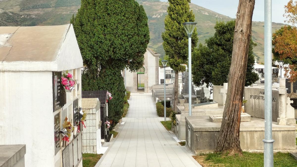 El cementerio de Gallarta presenta un aspecto renovado.