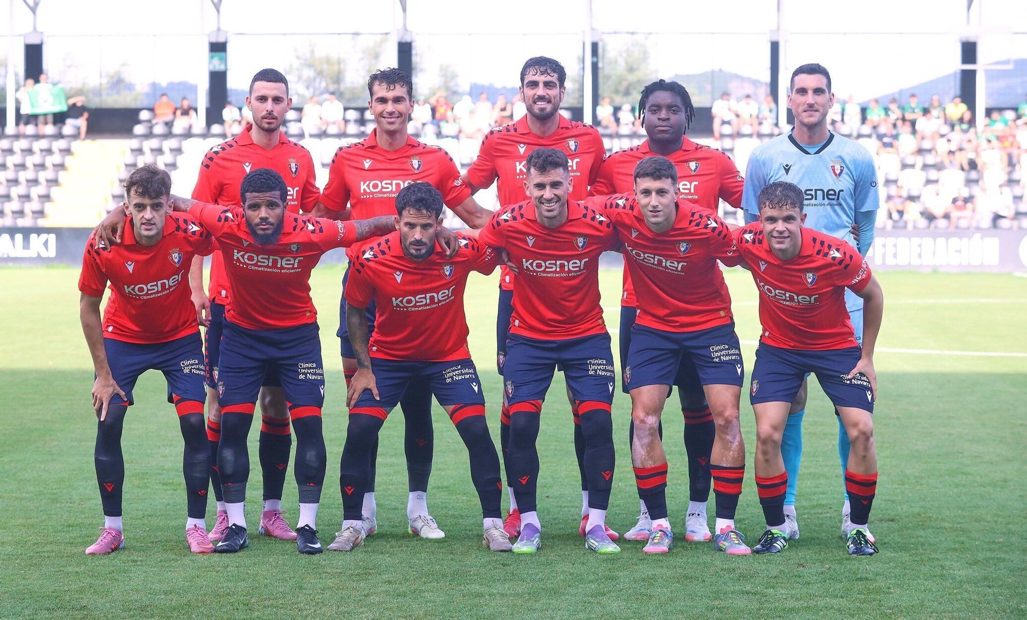 Fotos del partido amistoso entre Osasuna y Racing