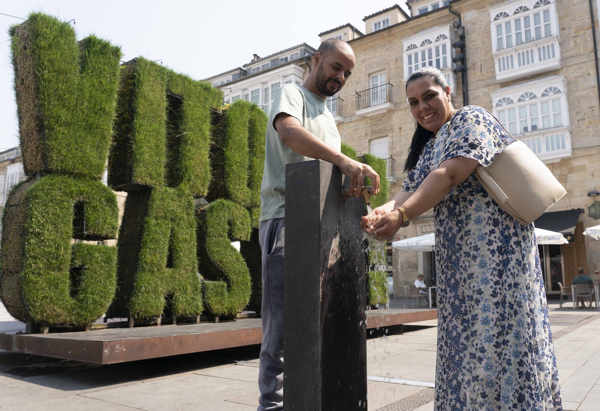En imágenes: Vitoria sufre los estragos de la ola de calor