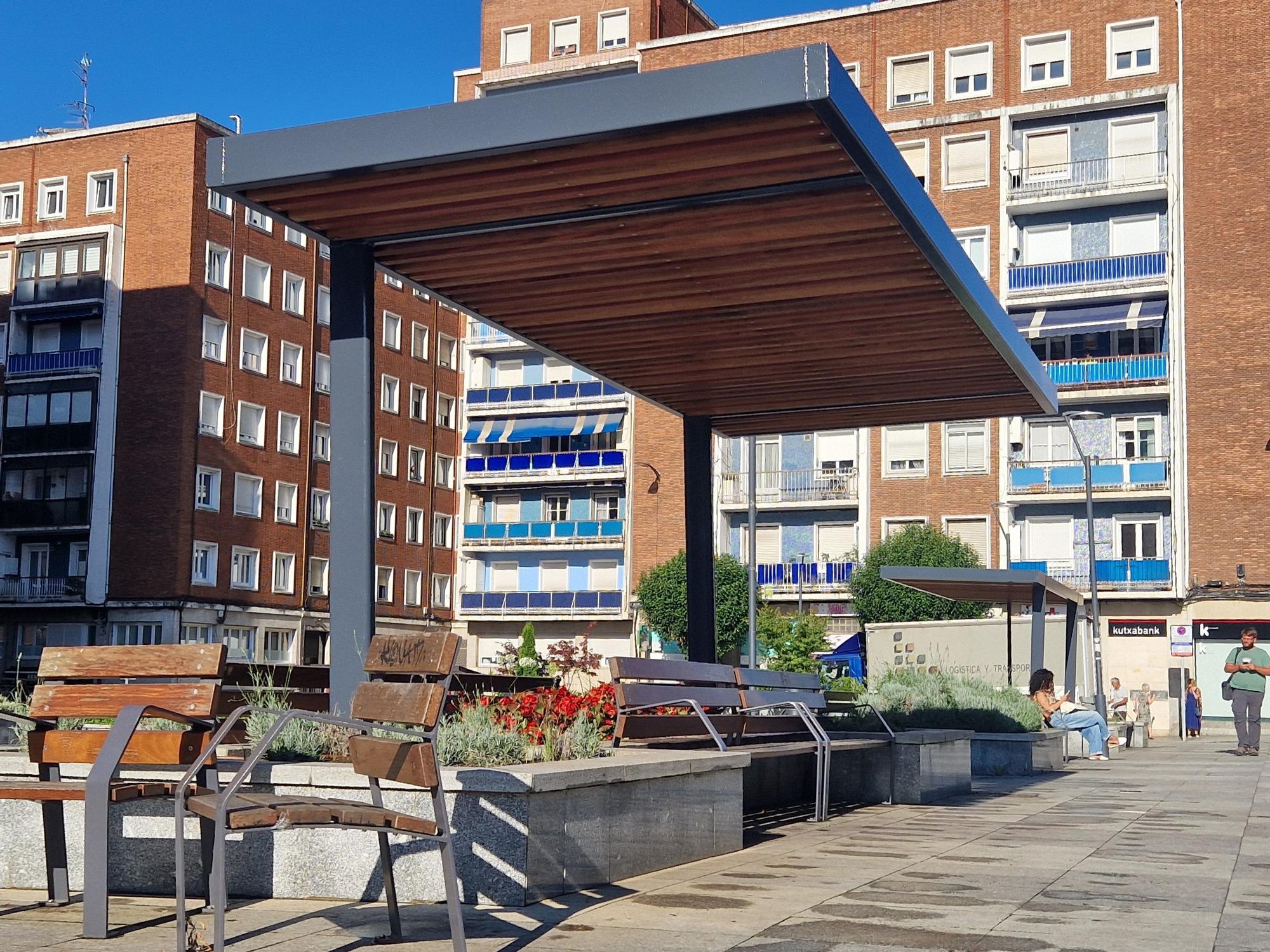 Pérgola de la plaza de San Pedro de Deusto
