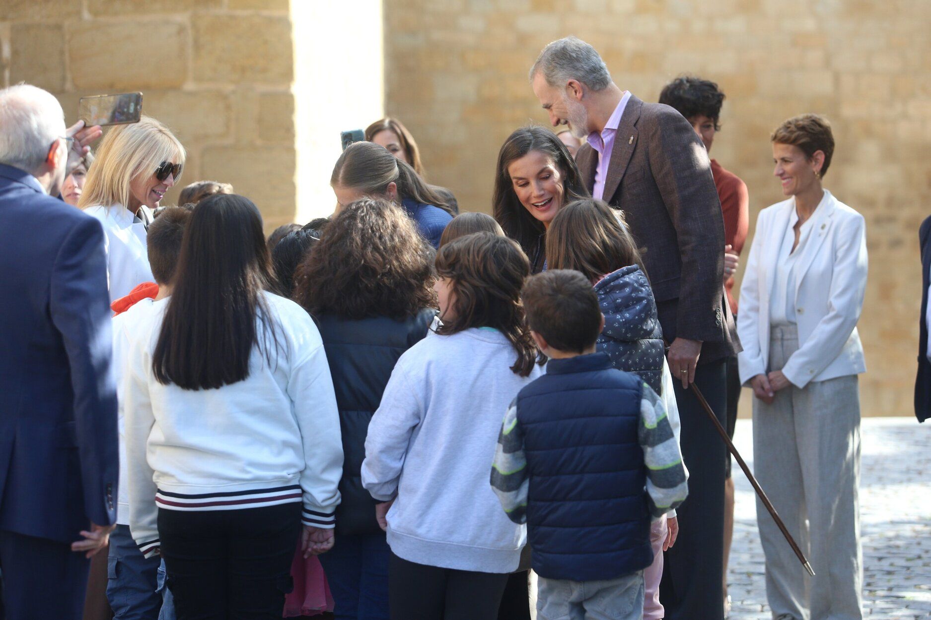 Fotos de la visita de los Reyes a Olite