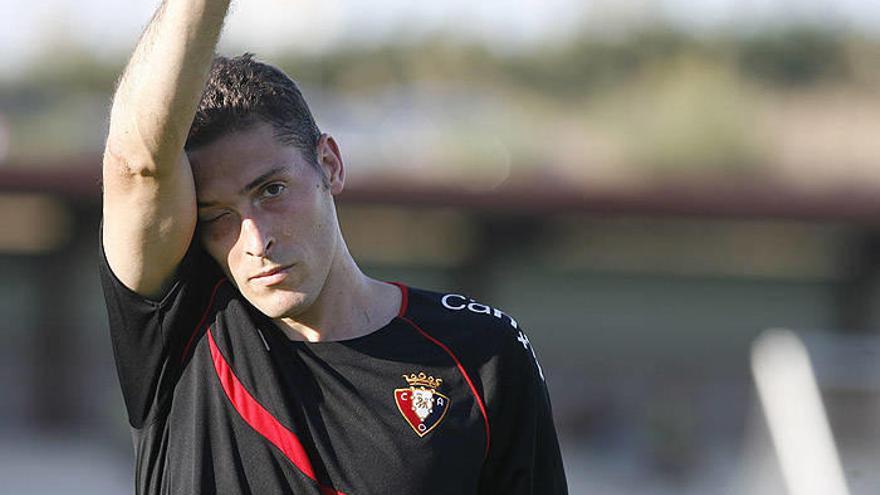 El jugador de Osasuna Damià Abella.