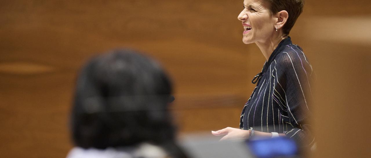 Fotos del pleno del Parlamento de Navarra (primero del curso 2025-26)