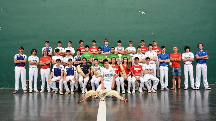 40 pelotaris en el tercer campus cesta punta de Lekaroz
