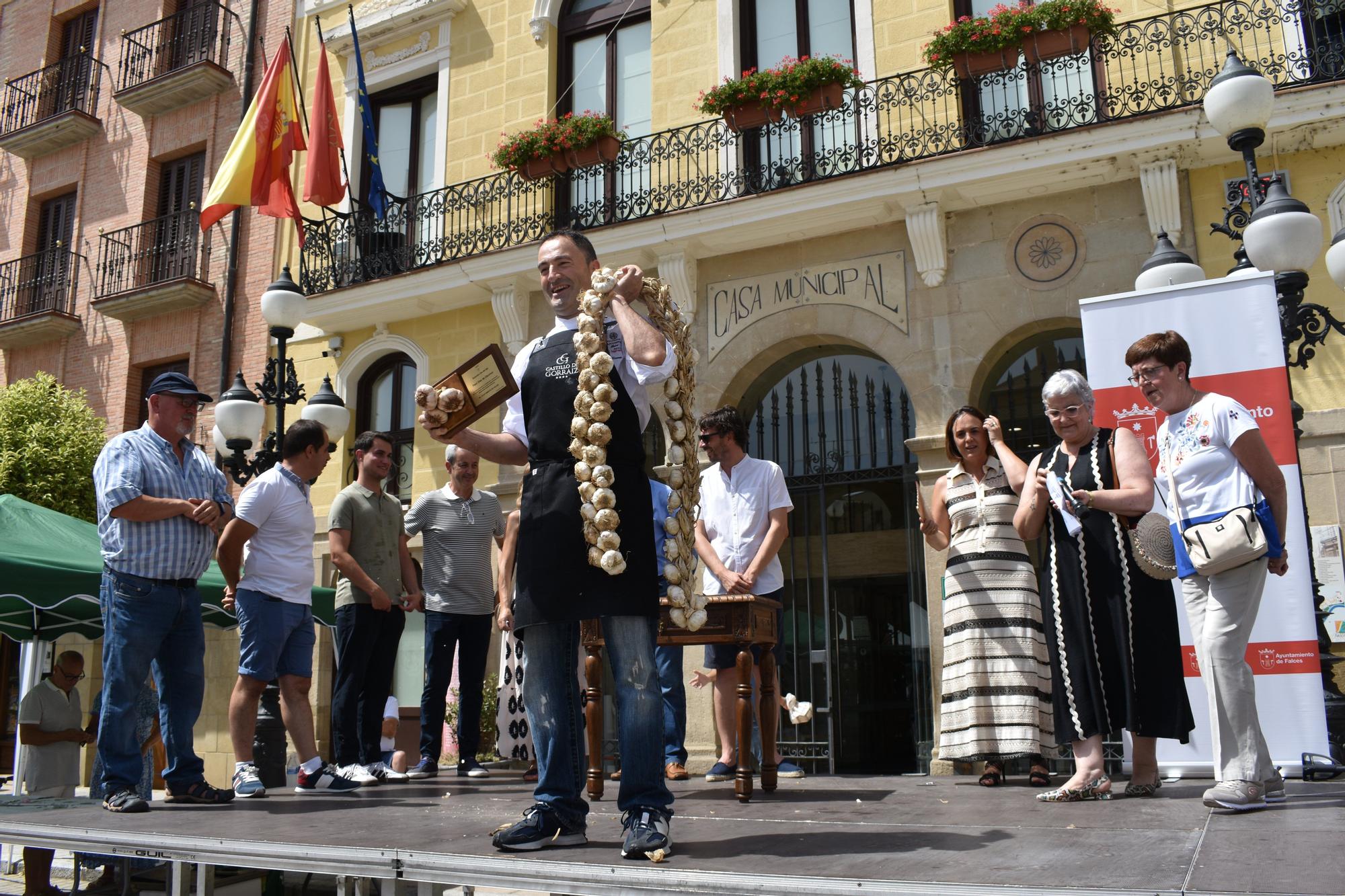 Falces celebra el XII Día del Ajo
