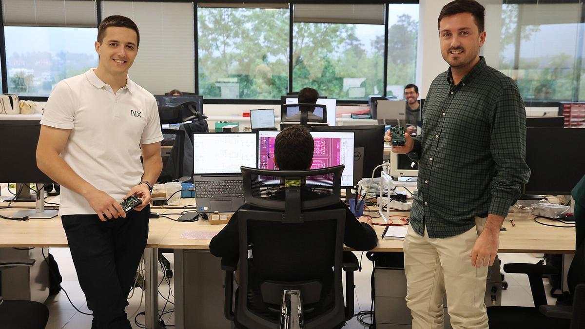 Dos de los fundadores de NX Technologies, Jon Duroudier y Mikel Peral.