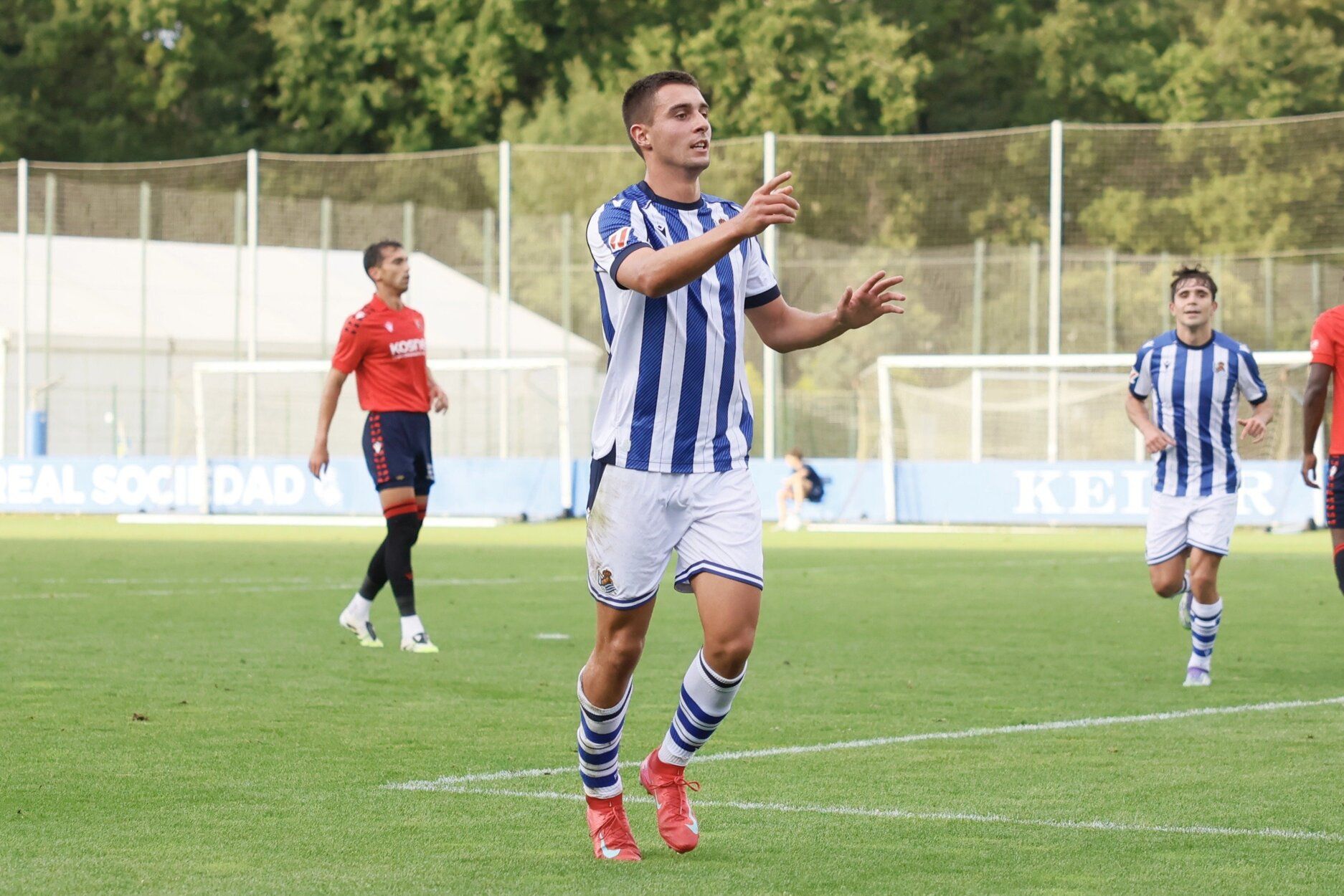 Real Sociedad-Osasuna: Zubieta disfruta del amistoso