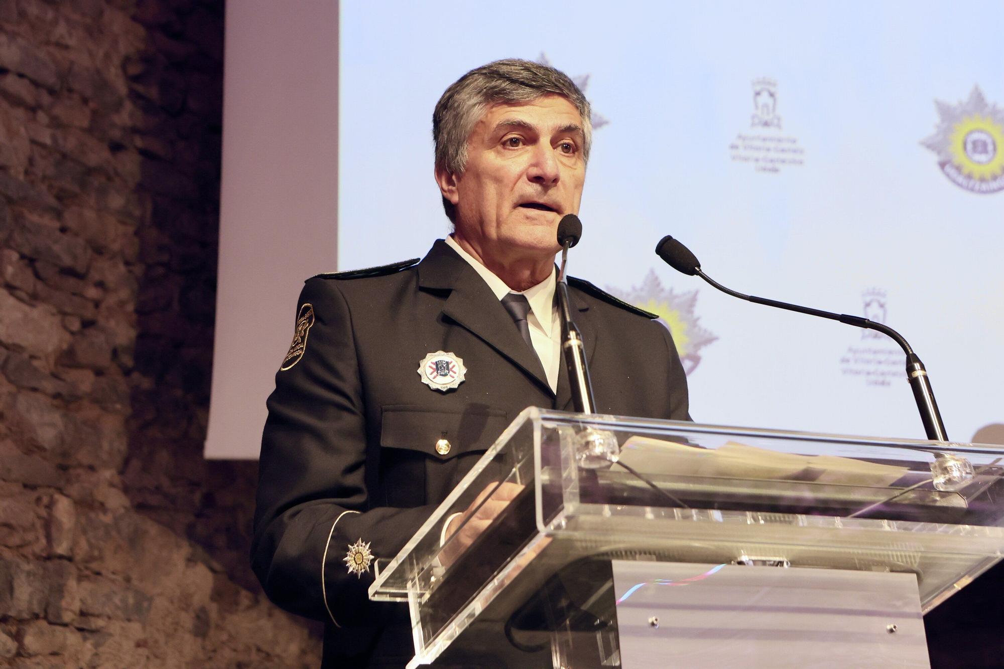 En imágenes: La Policía Local celebra la festividad de los Ángeles Custodios en Vitoria