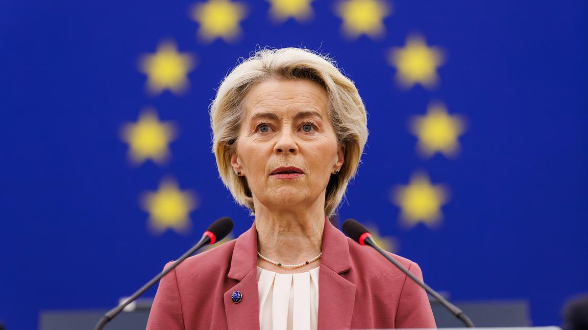 Ursula von der Leyen, presidenta de la Comisión Europea.