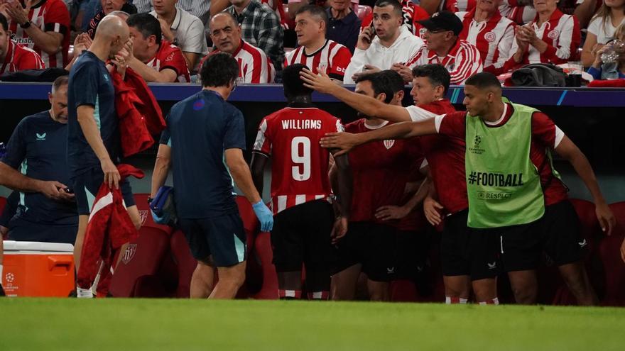 Segunda lesión muscular de Iñaki Williams en menos de 20 días