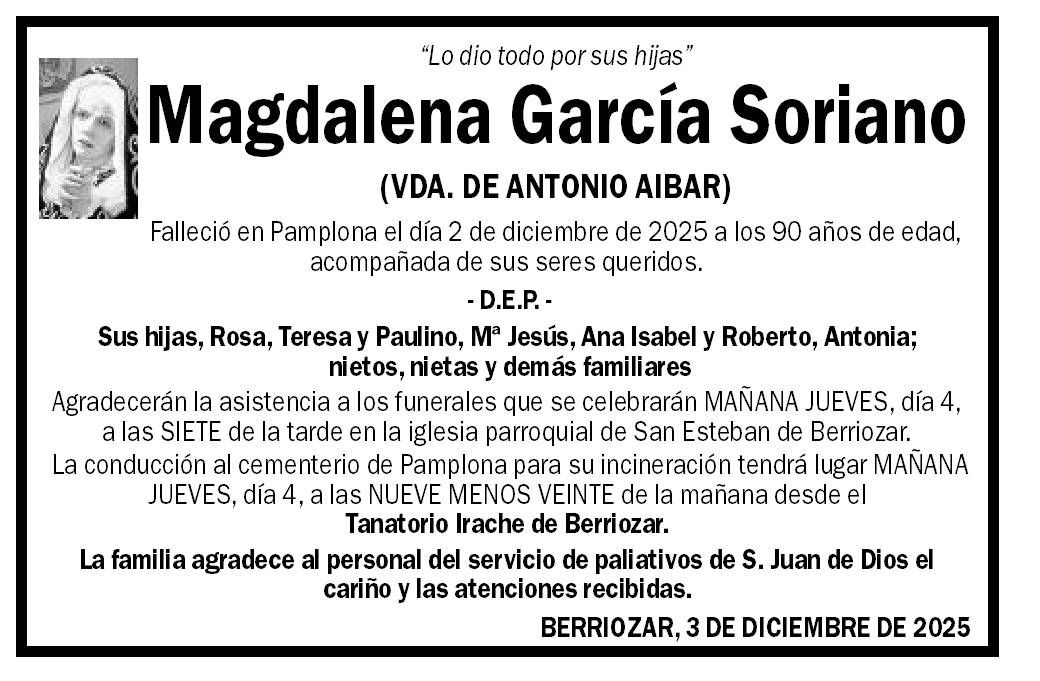 Magdalena García Soriano