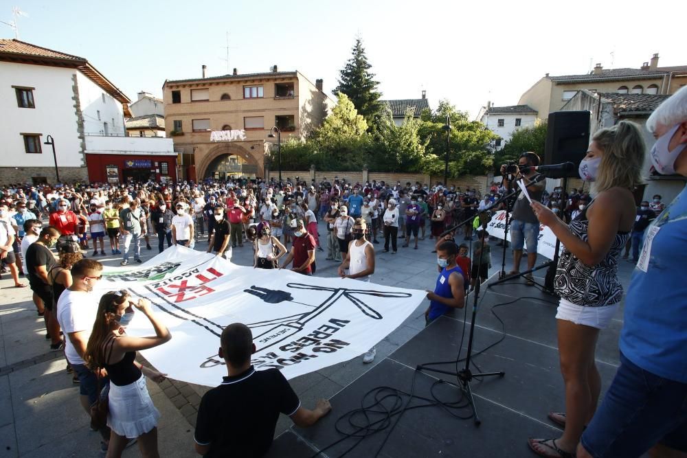 Manifestación por el cierre de Siemens Gamesa Aoiz