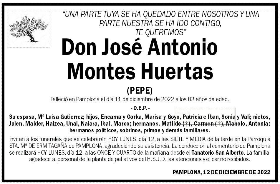 José Antonio Montes Huertas