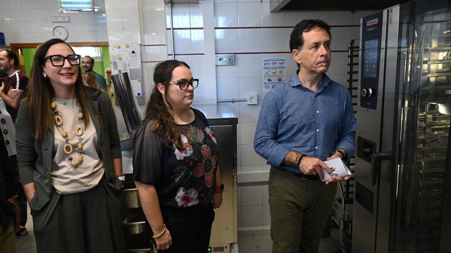 Basauri estará “atento y vigilante” para que la cocina mixta escolar “esté cuanto antes”