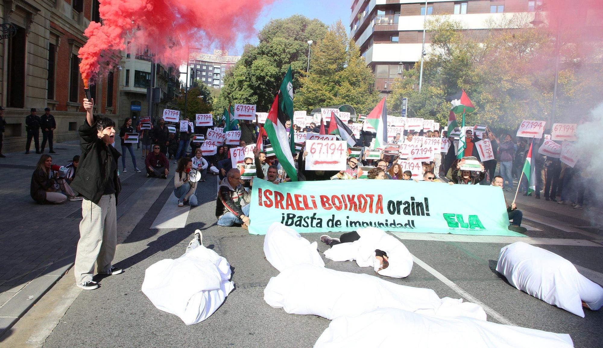 Huelga y paros en solidaridad con Palestina durante este miércoles en Navarra