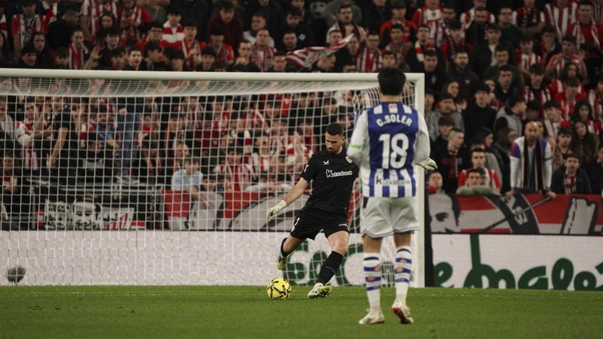 Unai Simón alcanzará ante el Levante los 250 partidos con el Athletic