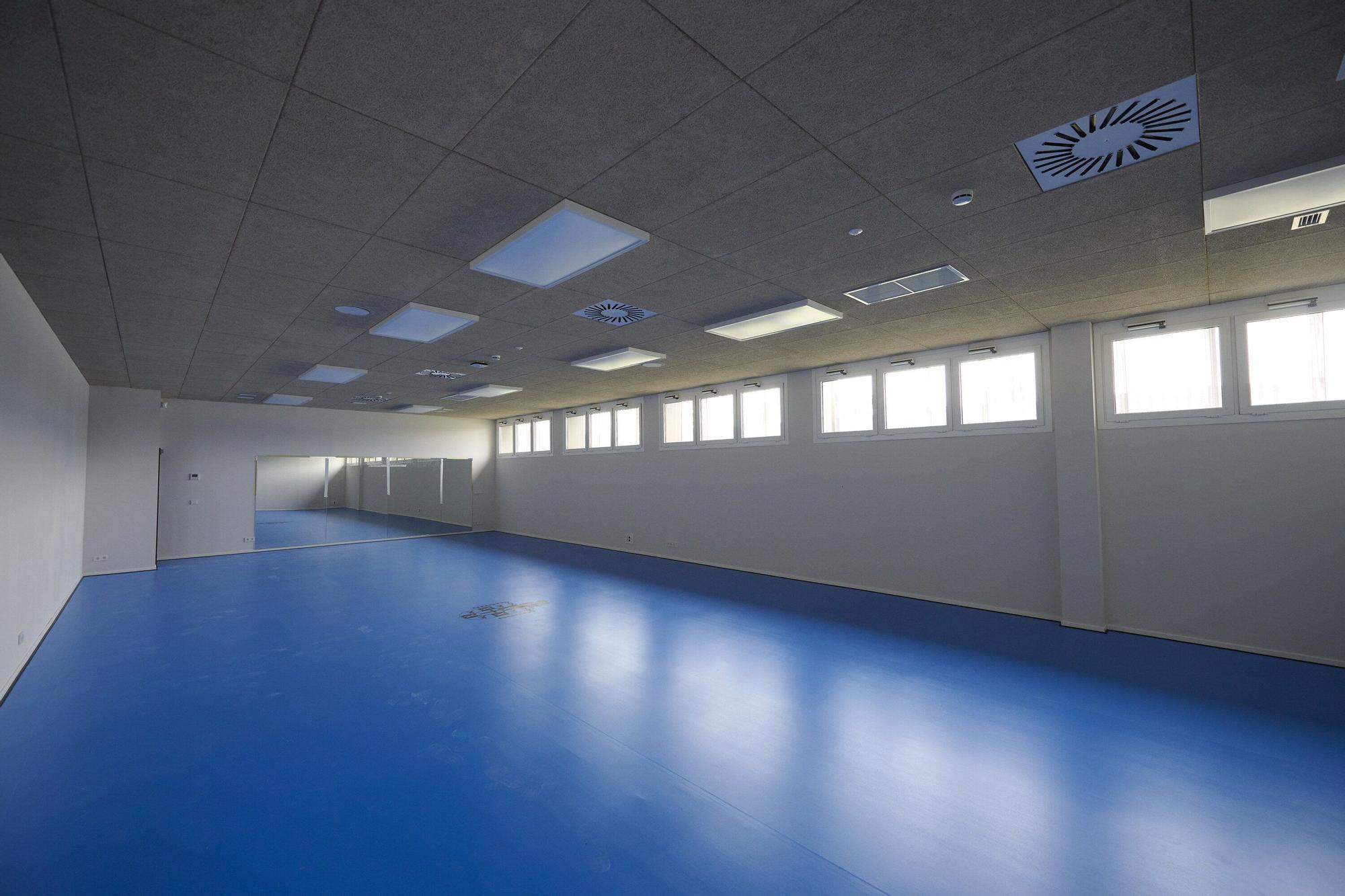 Fotos del nuevo polideportivo de Valle de Egüés