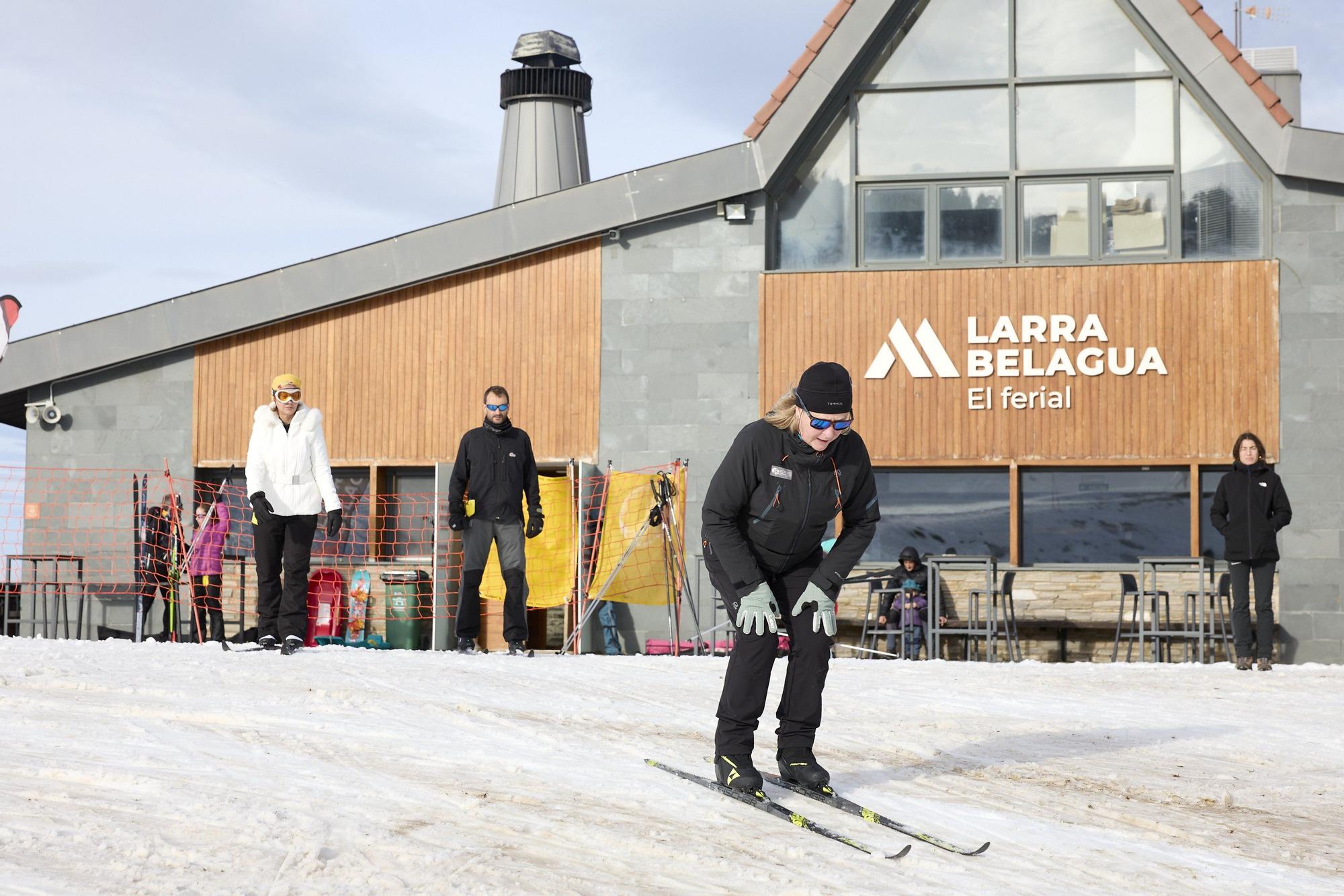 Día de nieve en Belagua