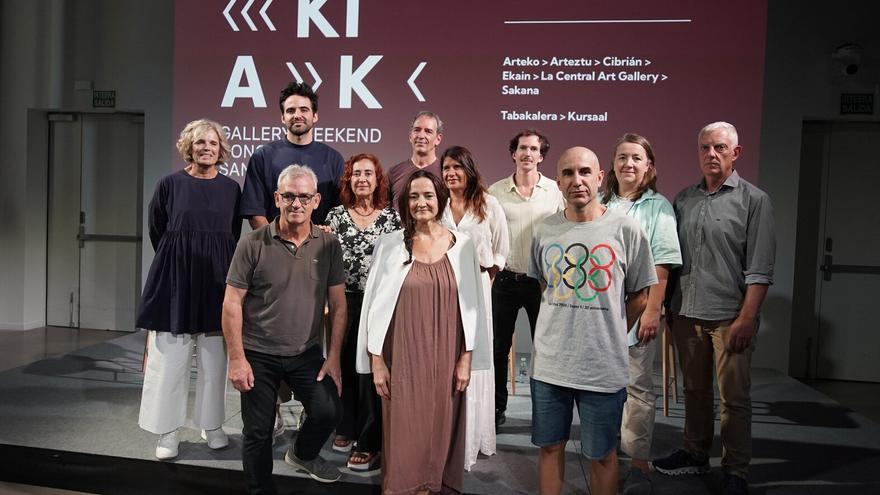 Donostia celebra del 12 al 14 otra edición de jornadas de puertas abiertas en galerías, Irekiak Gallery Weekend