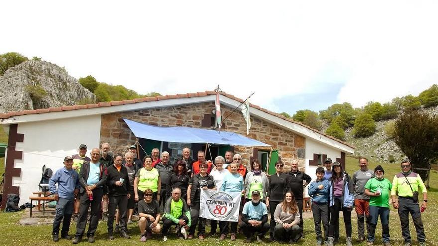 Galdakao conmemora los 80 años de historia y trayectoria de Ganguren Mendi Taldea