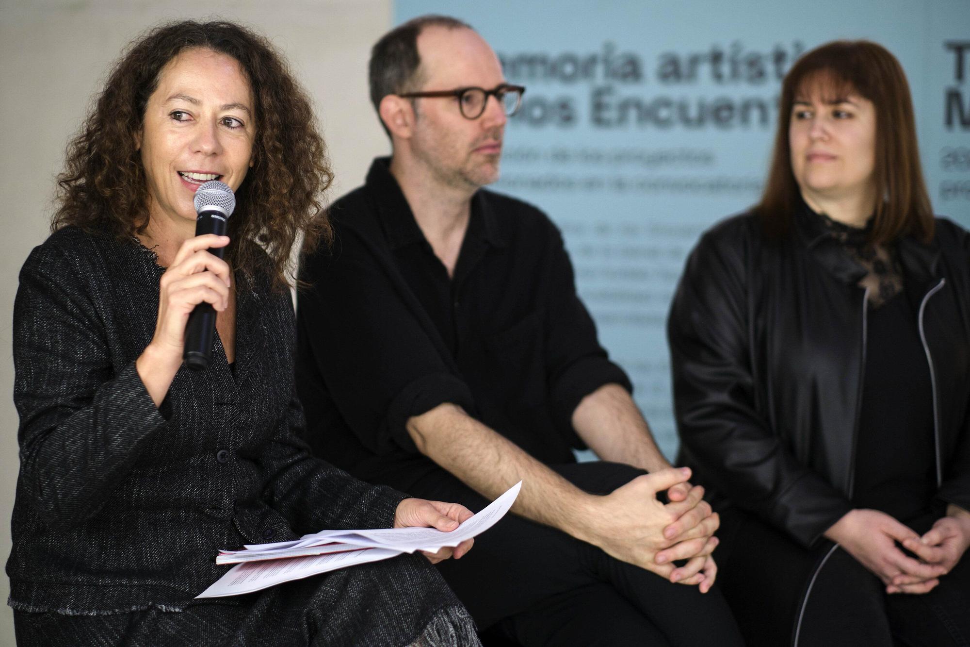 Inauguración de la exposición de los proyectos de 'Memoria Artística de los Encuentros'