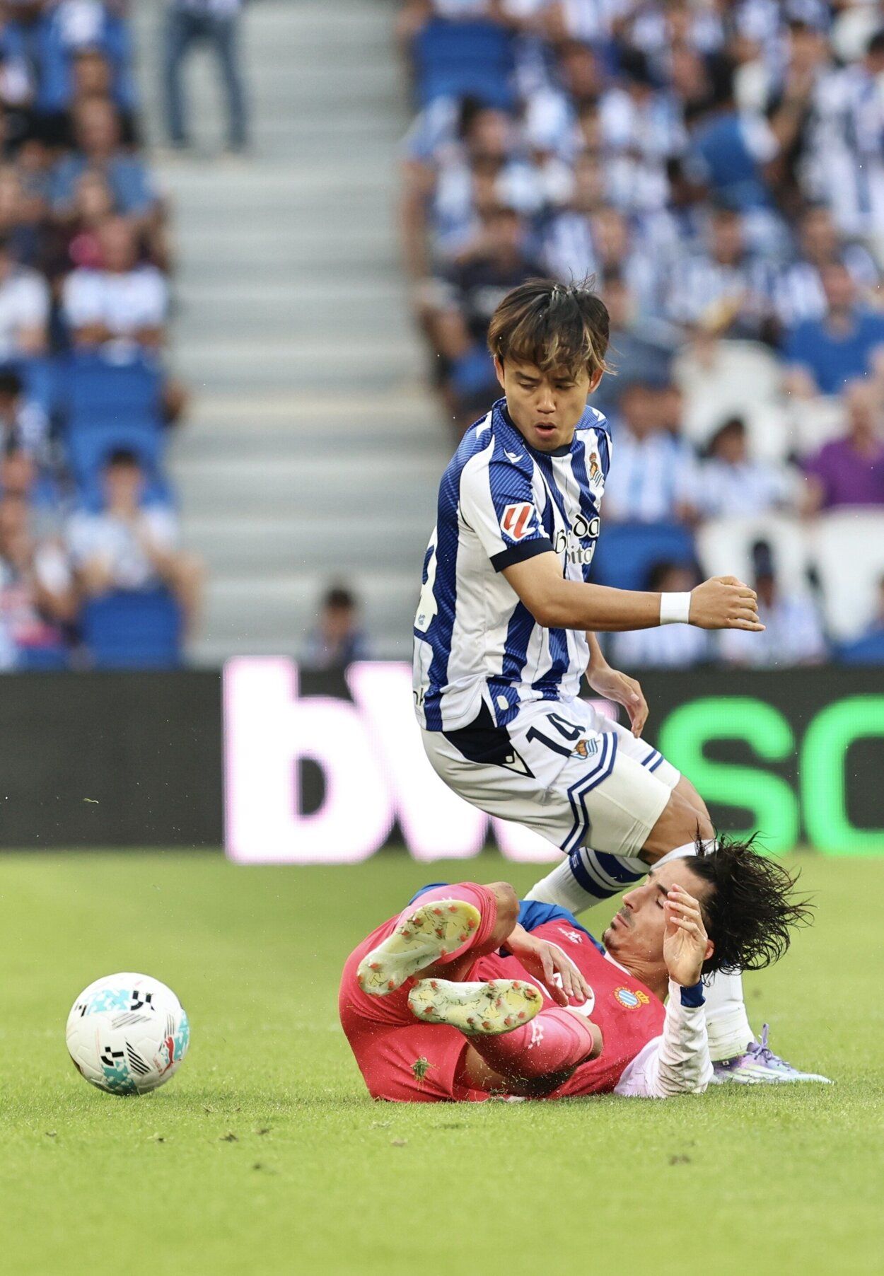 Partido loco en Anoeta de la Real Sociedad y el Espanyol
