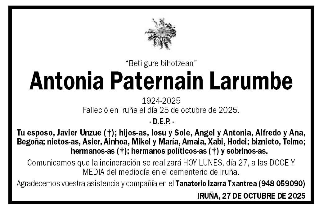 Antonia Paternain Larumbe