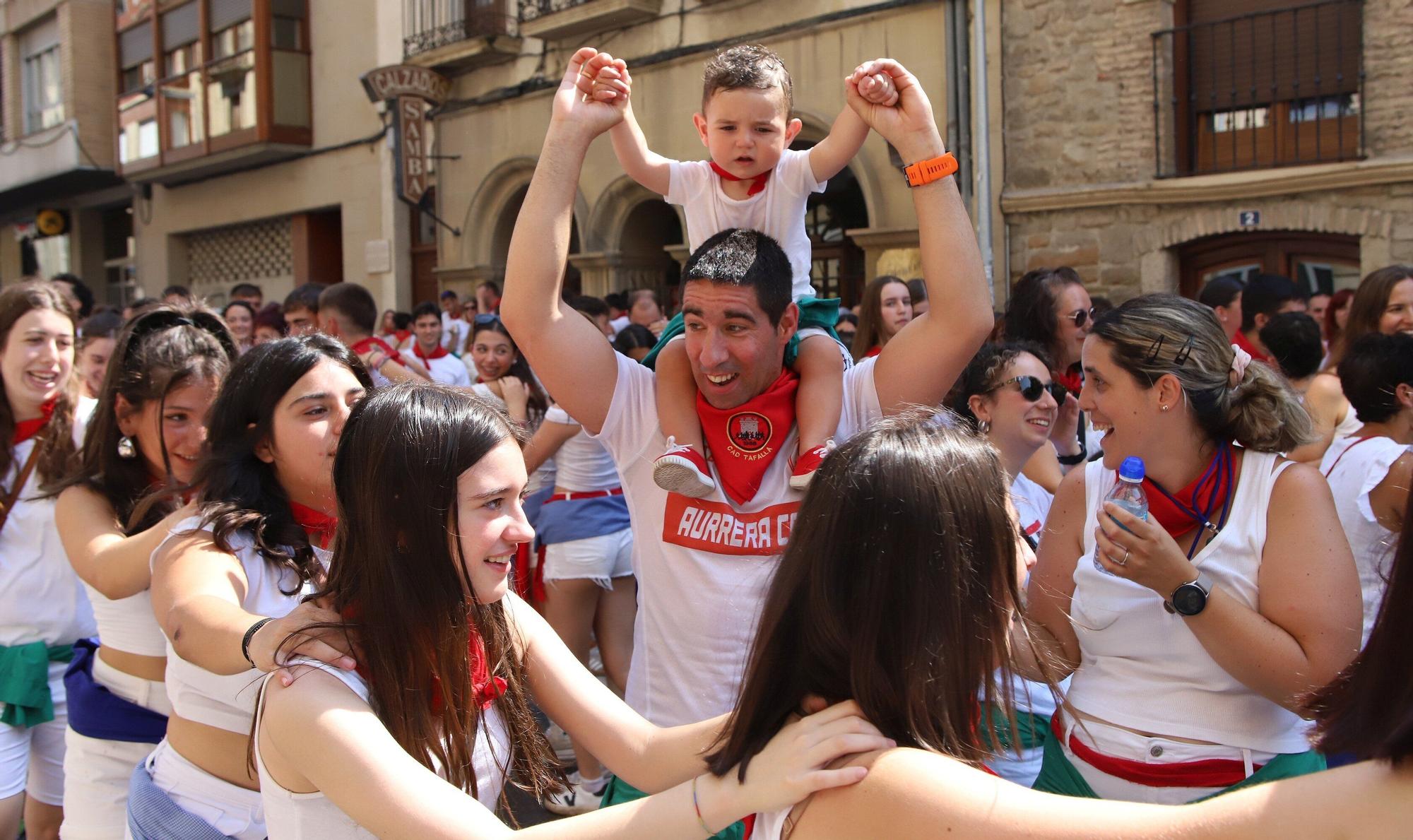 Fotos del chupinazo de Tafalla