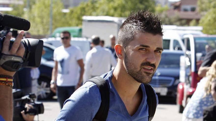 El futbolista, David Villa.