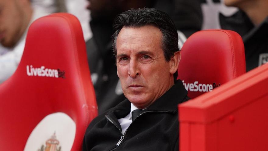 Unai Emery está en apuros en el Aston Villa