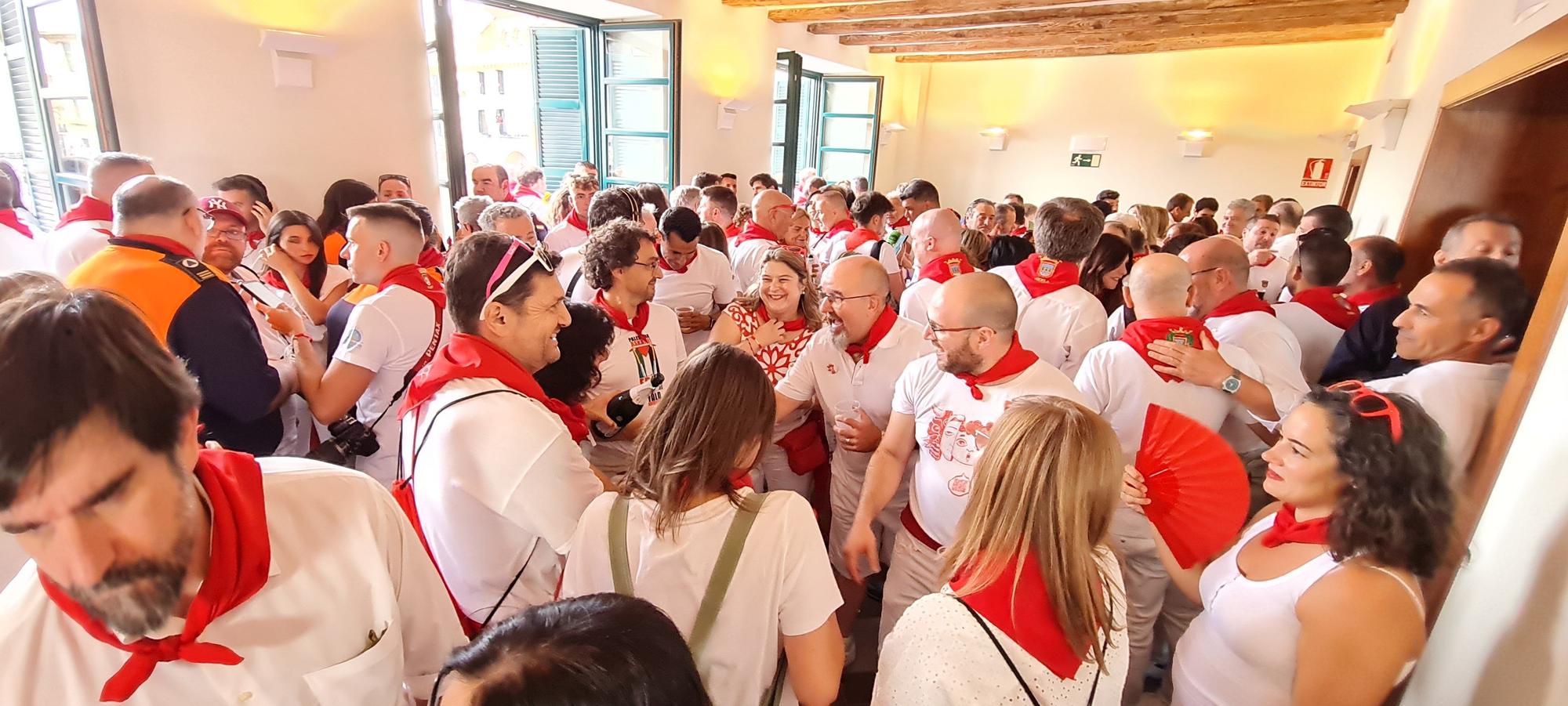 Fotos del cohete de las fiestas de Tudela 2025