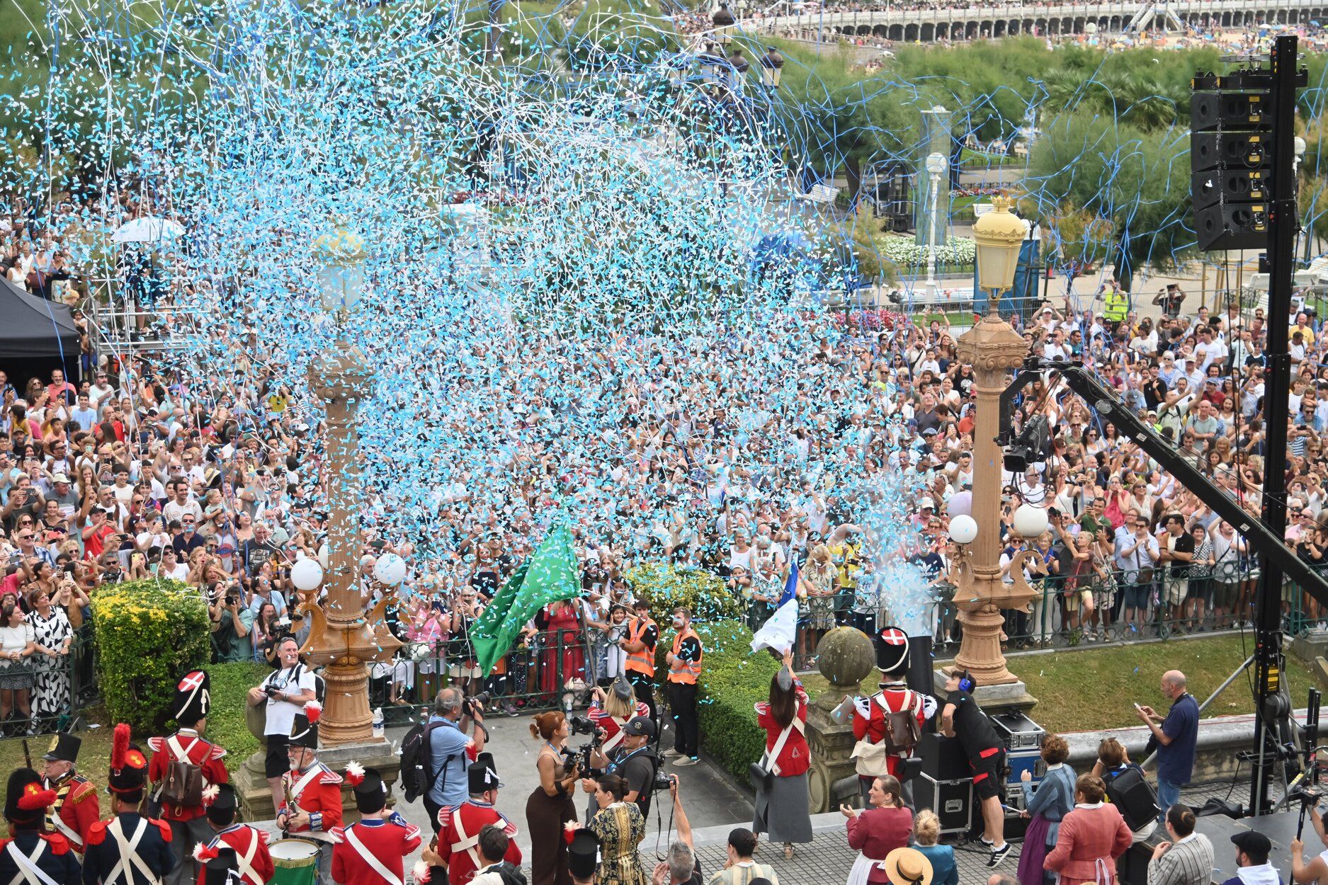 El Cañonazo de la Aste Nagusia donostiarra, en imágenes