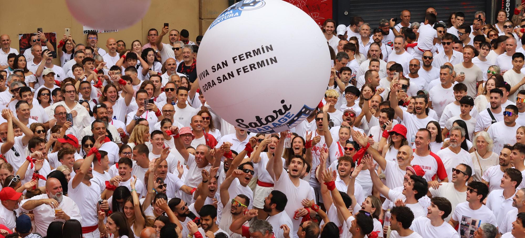 San Fermín 2025 | Momentos previos al lanzamiento del Chupinazo