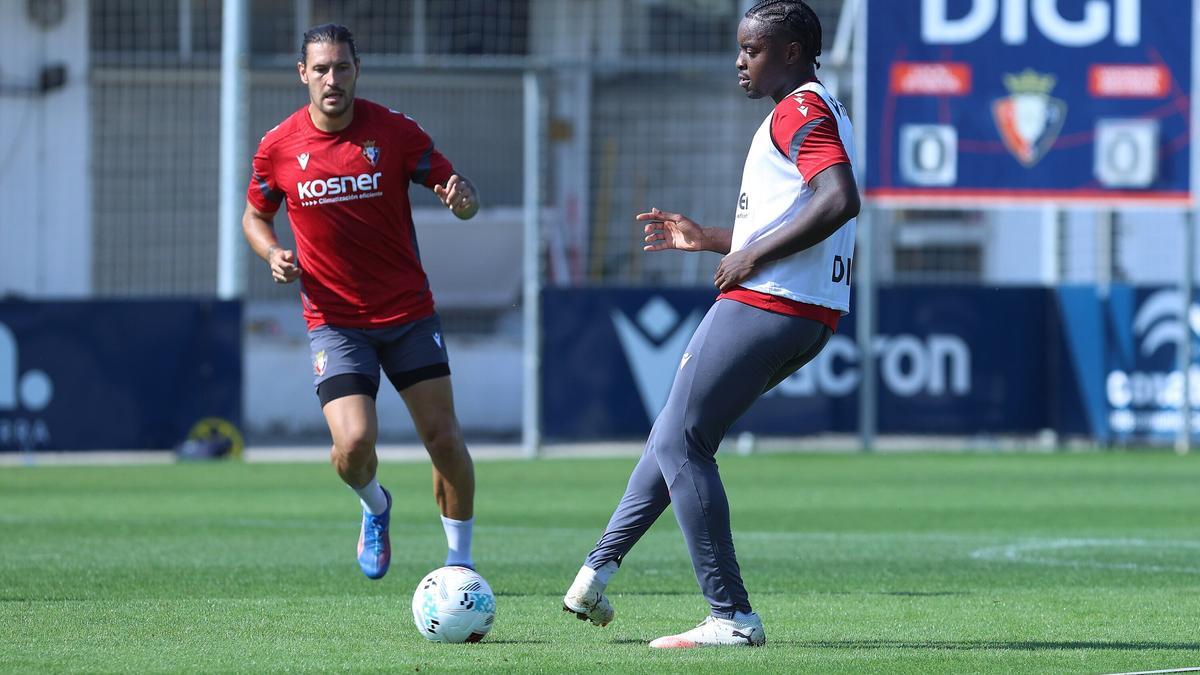 Imagen del entrenamiento de este jueves.