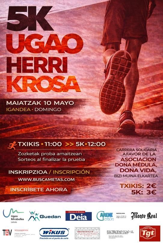Cartel de la Herri Krosa de Ugao